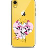 Zoologix (14) Apple iPhone XR Şeffaf Kılıf Silikon Desenli
