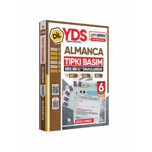 2026 YDS Almanca ÖSYM Tıpkı Basım Çıkmış Soru Deneme Paketi Dijital Çözümlü 6lı Fasikül SETİ