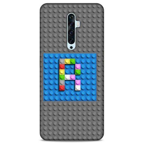 Lopard Oppo Reno 2z Uyumlu Kılıf BloX (29) Arka Koruma Kılıfı R Harfi