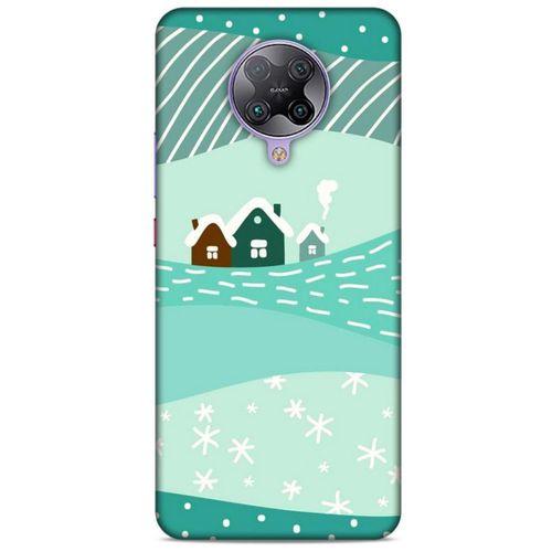 Xiaomi Poco F2 Pro Kılıf Snowix (16) Kalın Kılıf Su Yeşili