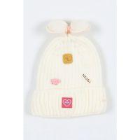Kitti Kitti Çocuk Kız Kulaklı Bere (4-8 Yaş) K24130-02 Krem