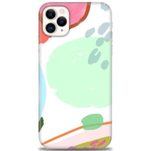 iPhone 11 Pro Max Kılıf HD Baskılı Kılıf - Benekli + Tam Ekran Koruyucu