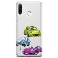 Huawei P30 Lite 2020 Kılıf The Cars Arka Kapak Koruma Desenli Full Koruyucu
