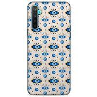 Nazarium (33) Desenli Silikon Kapak Oppo Realme 6i Kılıf