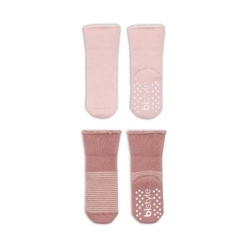 Eğitici Oyuncak  Bistyle Çemberli Kaymaz Havlu Soket Çorap 2'Li BS10503 Pudra Pembe