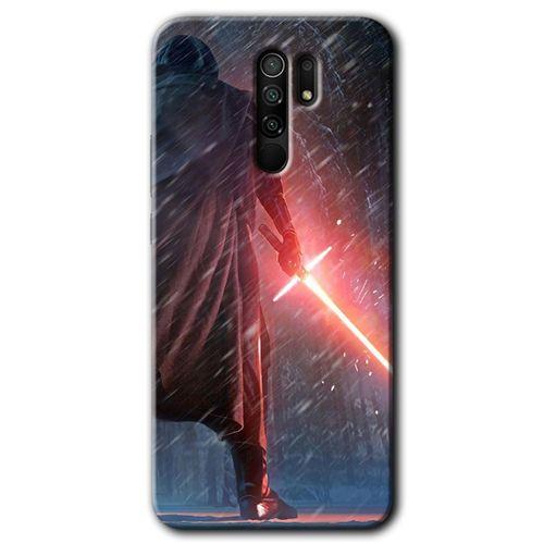 Xiaomi Redmi 9 HD Baskılı Kılıf + 9D Tam Ekran Koruyucu - Kylo Ren