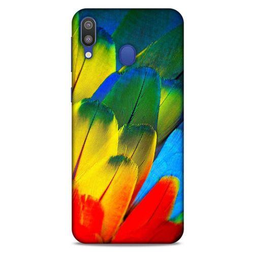 Samsung Galaxy M20 Kılıf Desenli Özel Seri Tüyler (3) Kapak