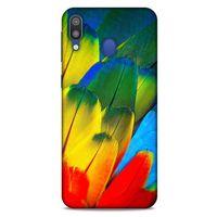 Samsung Galaxy M20 Kılıf Desenli Özel Seri Tüyler (3) Kapak