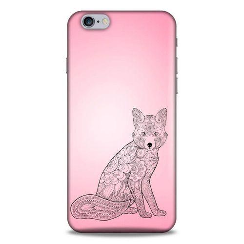 Lopard Apple Iphone 6 Plus Uyumlu Kılıf Tattoo's (42) Rugged Armor Kılıf Pembe Dövme