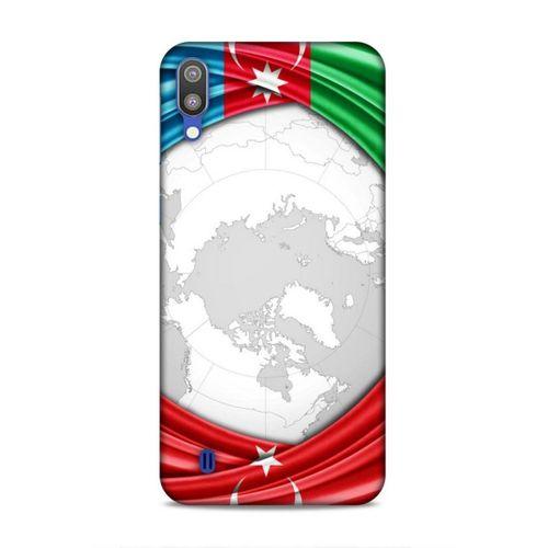 Samsung Galaxy M10 Uyumlu Kılıf Azarbaijan (17) Tasarım Kılıf Dünya Bayraklar