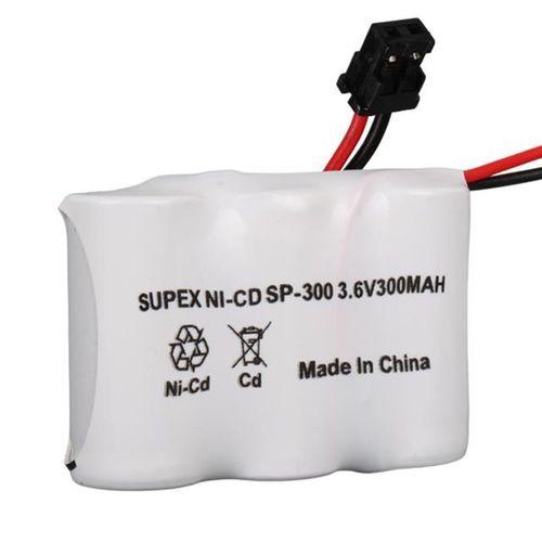 Supex SP-300 NI-CD Kısa Açık 3.6 Volt 300mAh Telsiz Telefon Pili