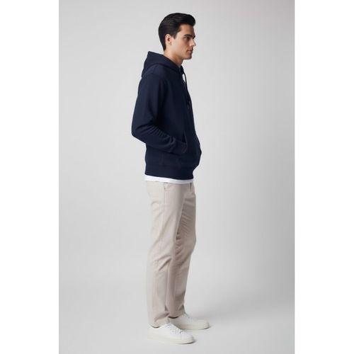 Erkek Kapşonlu Rahat Kalıp İçi Polarlı 3 iplik Kalın SweatShırt spr25sw55