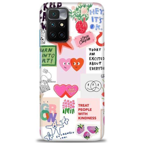 Xiaomi Redmi 10 Kılıf HD Baskılı Kılıf - Keep Fashion + Tam Ekran Koruyucu