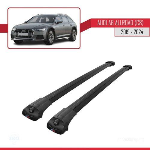 Audi A6 (C8) Allroad 2019 ve Sonrası ile uyumlu ACE-1 Ara Atkı Tavan Barı SİYAH