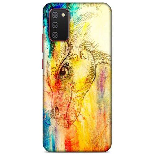 Lopard Samsung Galaxy A02S Uyumlu Kılıf Manipülasyon ☻ (35) Fit Design Kılıf Baskılı