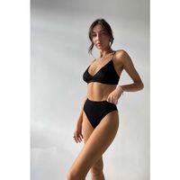 Kadın Siyah Yüksek Bel Dolgusuz Slip Takım