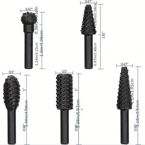 Zhltools Ahşap Oyma Törpü Seti 5 parça