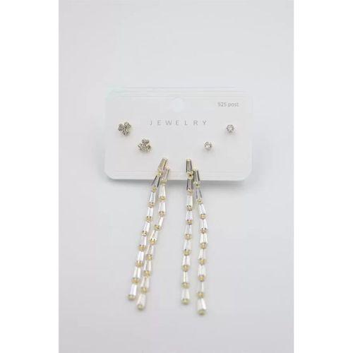 Çoklu Set Küpe - Altın