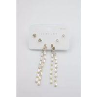 Çoklu Set Küpe - Altın