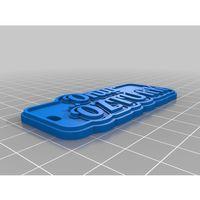 My Customized Multiline Tag Or Keychain