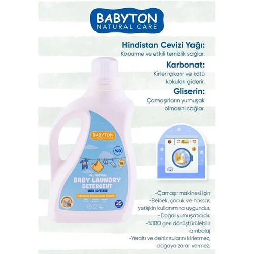 Babyton Babyton Doğal Bebek Çamaşır Sabunu Bitkisel Deterjan 1000 ml