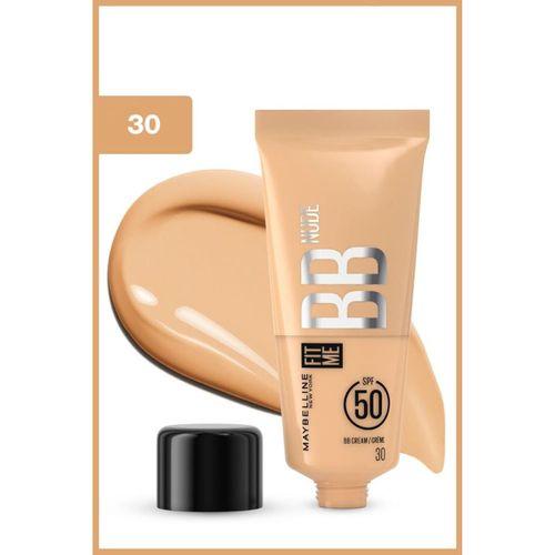 Maybelline New York Fit Me Nude Cilt Bakımı Etkili Nemlendirici SPF50 BB Krem - 30