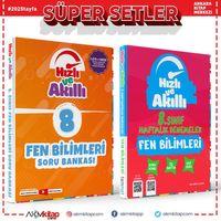 Tammat 8.Sınıf Fen Bilimleri Hızlı ve Akıllı Soru Bankası ve Haftalık Deneme Seti 2 Kitap