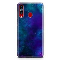 Samsung Galaxy A20s Kılıf Nebula Galaxy Arka Kapak Koruma Desenli Full Koruyucu