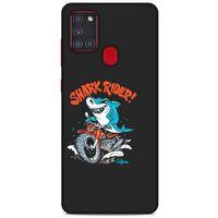Animax Sürücü Köpekbalığı Samsung Galaxy A21s Kılıf Desenli Silikon