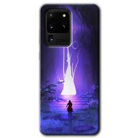 Samsung Galaxy S20 Ultra HD Baskılı Kılıf + 9D Tam Ekran Koruyucu - Wanderer Silhouette
