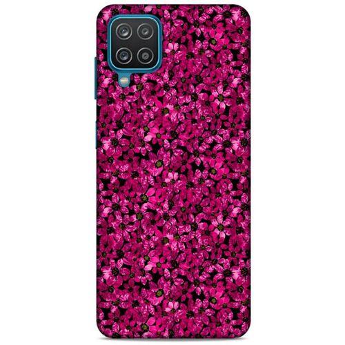 Samsung Galaxy A12 Uyumlu Kılıf Pembe Delisi (1) Kılıfı Çiçek