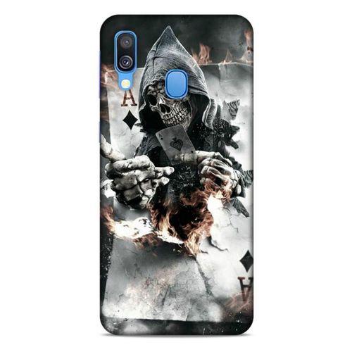 Samsung Galaxy A40 Uyumlu Kılıf Motorsiklet (22) Tam Koruma Kılıfı İskelet