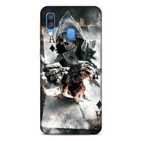 Samsung Galaxy A40 Uyumlu Kılıf Motorsiklet (22) Tam Koruma Kılıfı İskelet