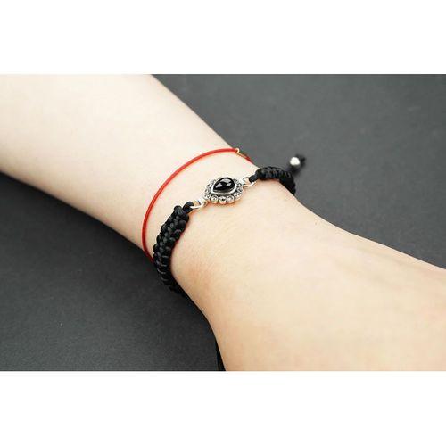 DUYGU  OLTU TAŞI GÜMÜŞ ÇERÇEVE  AYARLANABİLİR  BİLEKLİK