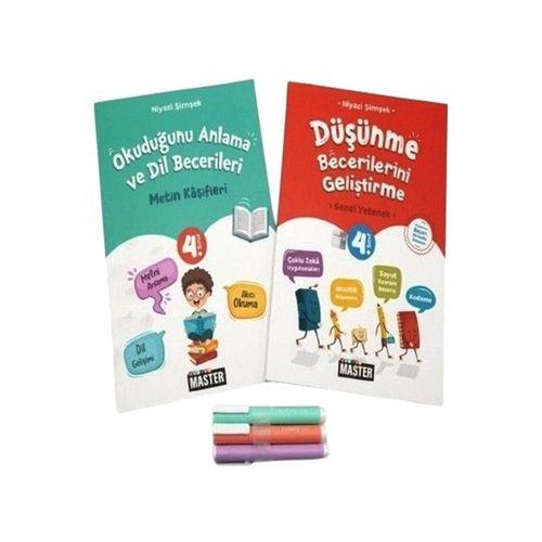 Junior Master 4.Sınıf Zihin Geliştiren Okuduğunu Anlama, Dil ve Düşünme 2 Kitap