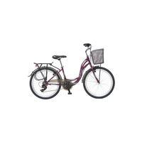 Salcano Bodrum 24 Unisex 24 Jant Şehir Bisikleti Mor Beyaz Gri