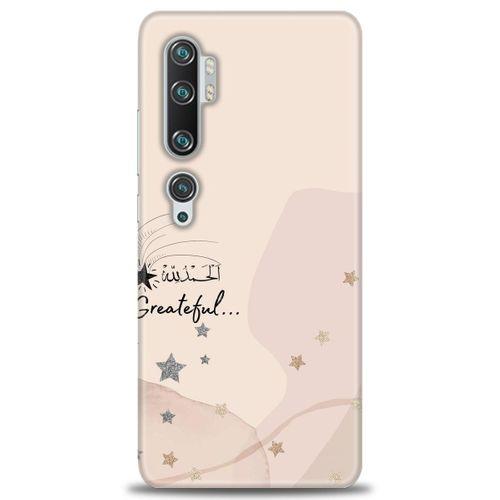 Xiaomi Mi Note 10 Pro Kılıf HD Baskılı Kılıf - Greateful + Tam Ekran Koruyucu