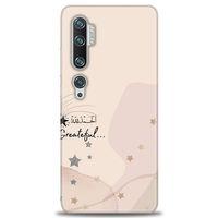 Xiaomi Mi Note 10 Pro Kılıf HD Baskılı Kılıf - Greateful + Tam Ekran Koruyucu