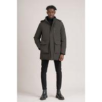 Regular Fit Çıkartılabilir Kapşonlu Suya Dayanıklı Konforlu Termal Kaban