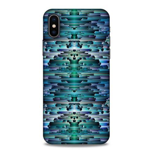 Lopard Apple Iphone X Uyumlu Kılıf PiXel (20) Koruyucu Kılıf Mavi