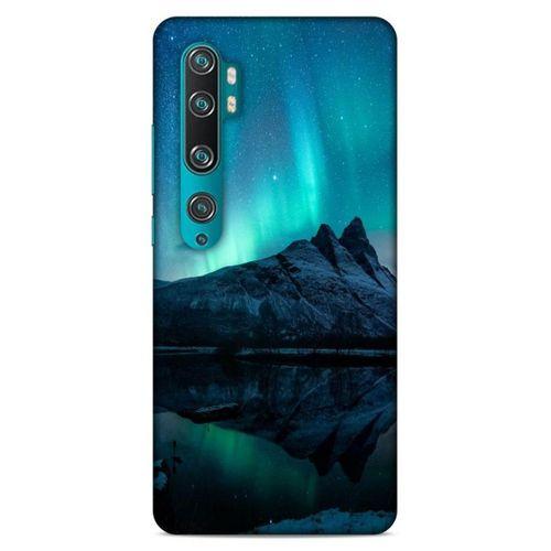 Lopard Xiaomi Mi Note 10 Uyumlu Kılıf Gece'S (35) Fit Design Kılıf Kuzey Işıkları