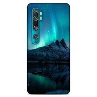 Lopard Xiaomi Mi Note 10 Uyumlu Kılıf Gece'S (35) Fit Design Kılıf Kuzey Işıkları