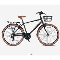 Kron CX100 28 Jant Şehir Bisikleti Mat Siyah-Kahve 46 cm