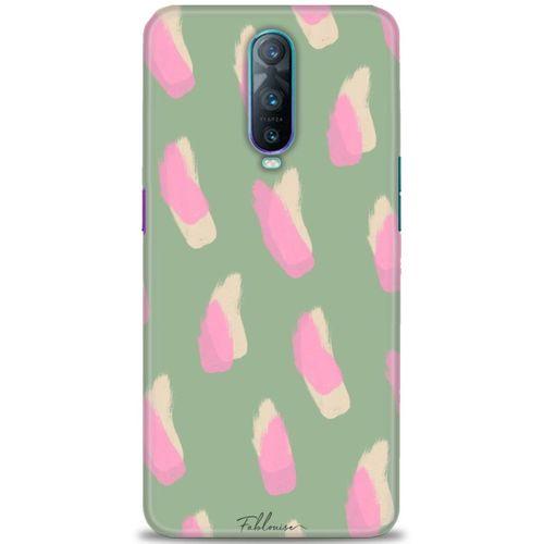 Oppo RX17 Pro Kılıf HD Baskılı Kılıf - Pembe Krem + Tam Ekran Koruyucu