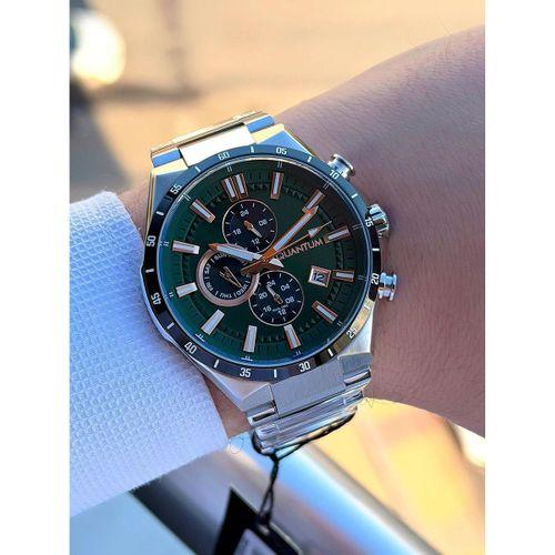 Quantum Çelik Kordon İtalyan Bileklikli 10 Atm Suya Dayanıklı 2 Yıl Garantili Erkek Kol Saati EQ.370