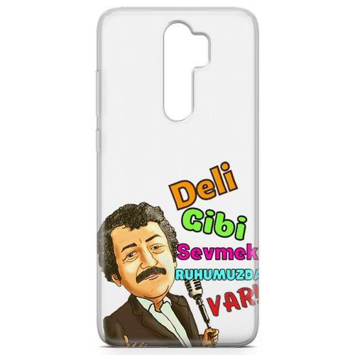 Xiaomi Redmi Note 8 Pro Kılıf Caps Müslüm Gürses Arka Kapak Koruma Desenli Full Koruyucu