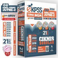 2026 EKPSS Lisans-Önlisans-Ortaöğretim Genel Görme İşitme-2 ÖSYM Tıpkı Basım 21’li Kitapçık Paketi