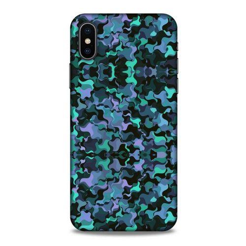 Kamuflaj 02 Apple iPhone XS Kılıf Silikon Kapak