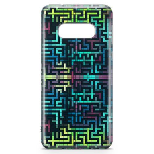 Samsung Galaxy S10e Kılıf Labirent Colorful Arka Kapak Koruma Desenli Full Koruyucu