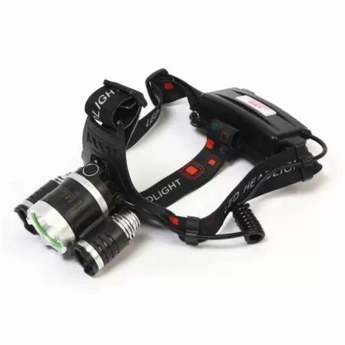 Br-5000 T6 5000 Lm 3xcree T6+2r5 Led Kafa Feneri